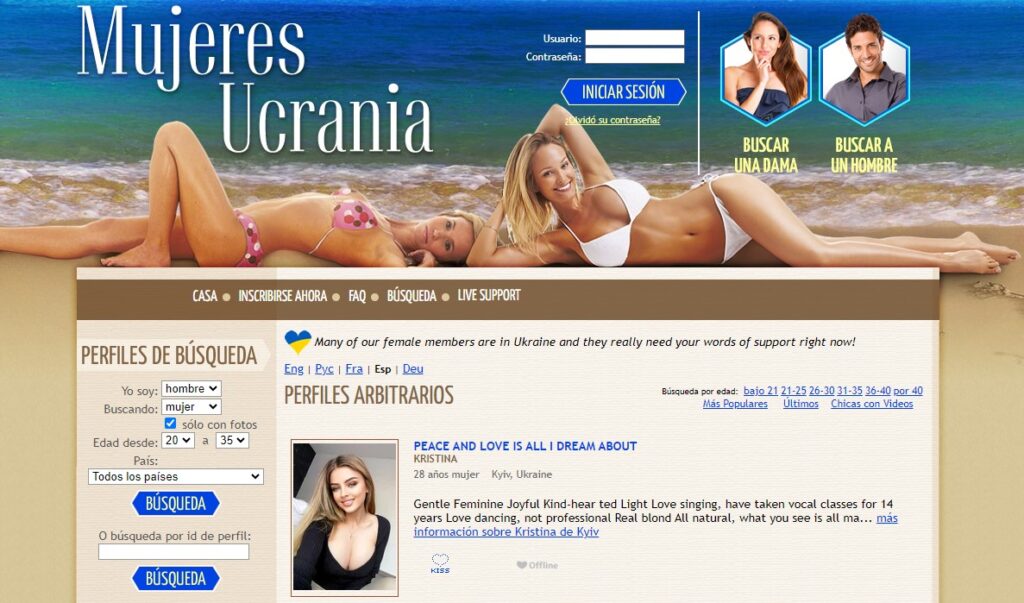mujeres ucrania timo
